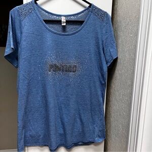 Ladies Pontiac Sequin Knit Top - Size XL - EUC